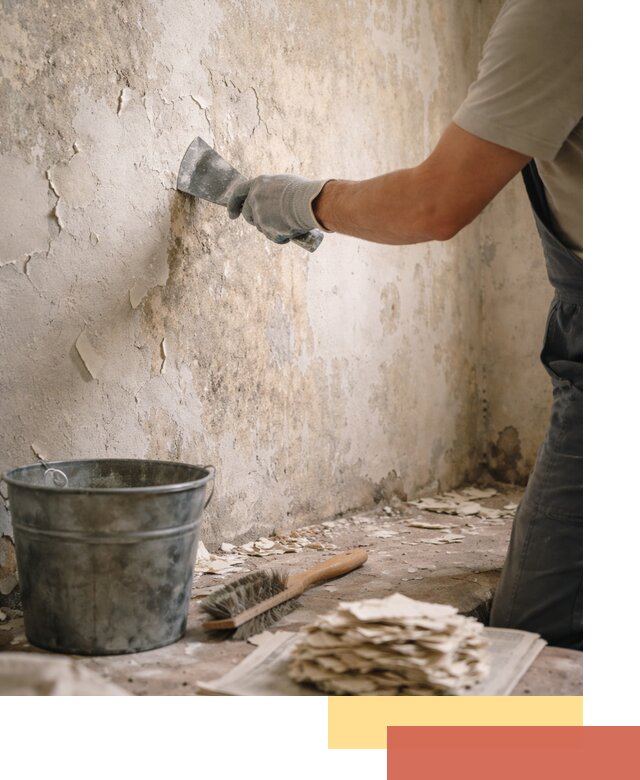 Удаление старой краски со стен в Нижнеудинске качественно и быстро