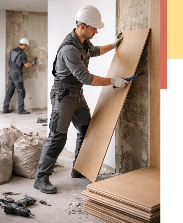 Демонтаж стеновых панелей в Нижнеудинске от 3560 руб. за м² быстро и недорого | ОТДЕЛОЧНИК-Нжк