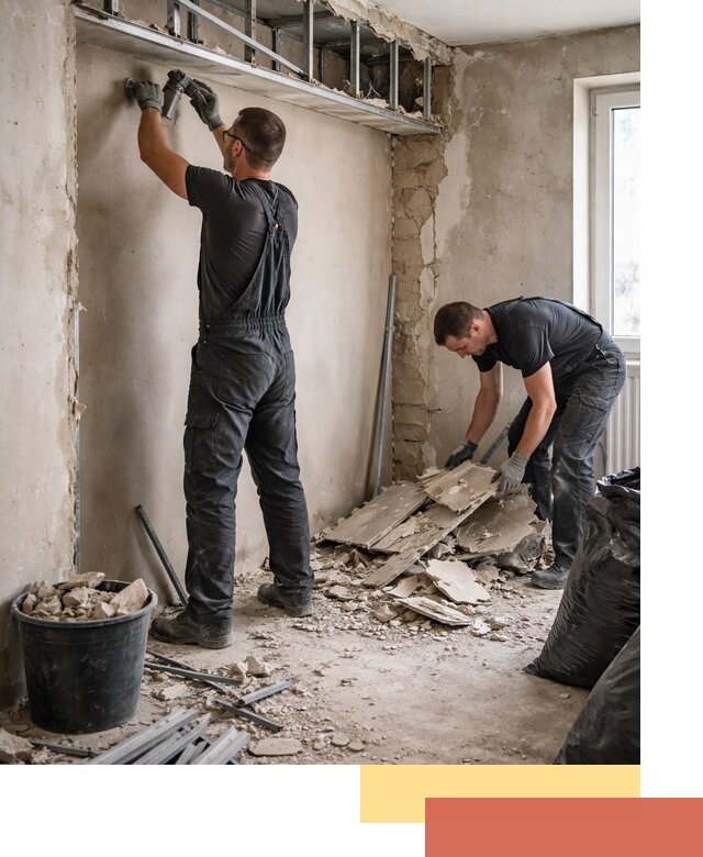 Демонтаж короба из гипсокартона в Нижнеудинске быстро и аккуратно