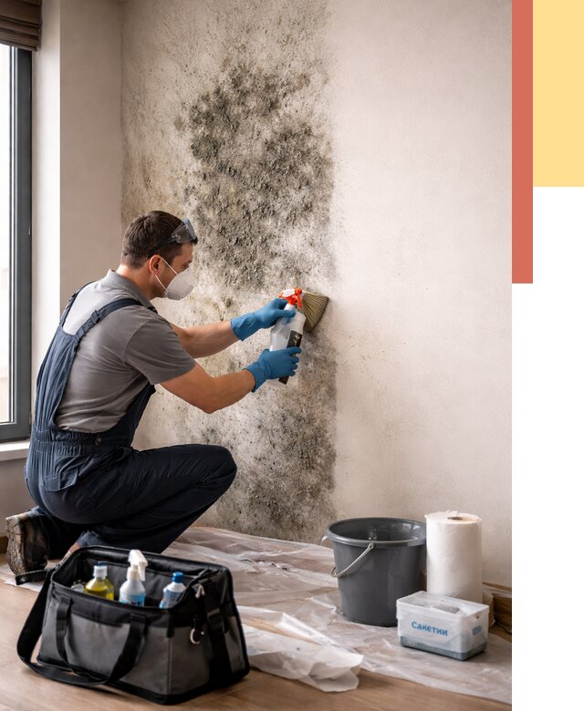 Удаление плесени со стен в Нижнеудинске от 2187 руб. — быстро и недорого | ОТДЕЛОЧНИК-Нжк