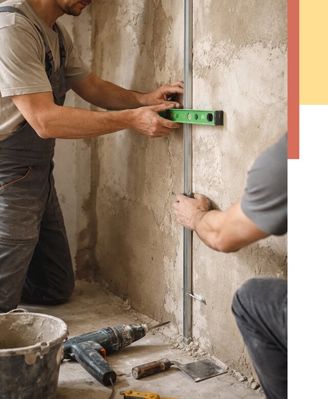 Установка штукатурных маяков в Нижнеудинске от 7120 руб. — быстро и недорого | ОТДЕЛОЧНИК-Нжк