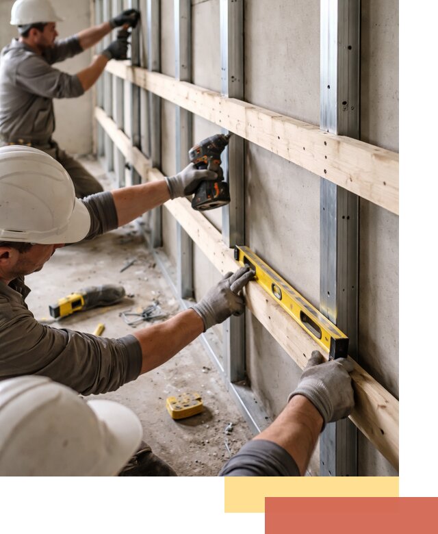 Устройство обрешетки под панели в Нижнеудинске