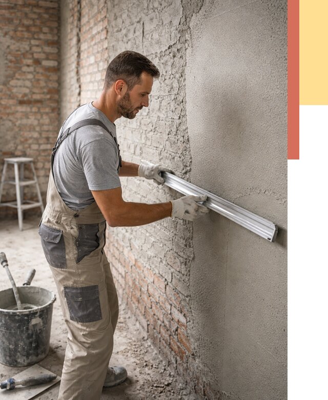 Штукатурка кирпичных стен в Нижнеудинске от 4577 руб/м2 — быстро и недорого | ОТДЕЛОЧНИК-Нжк