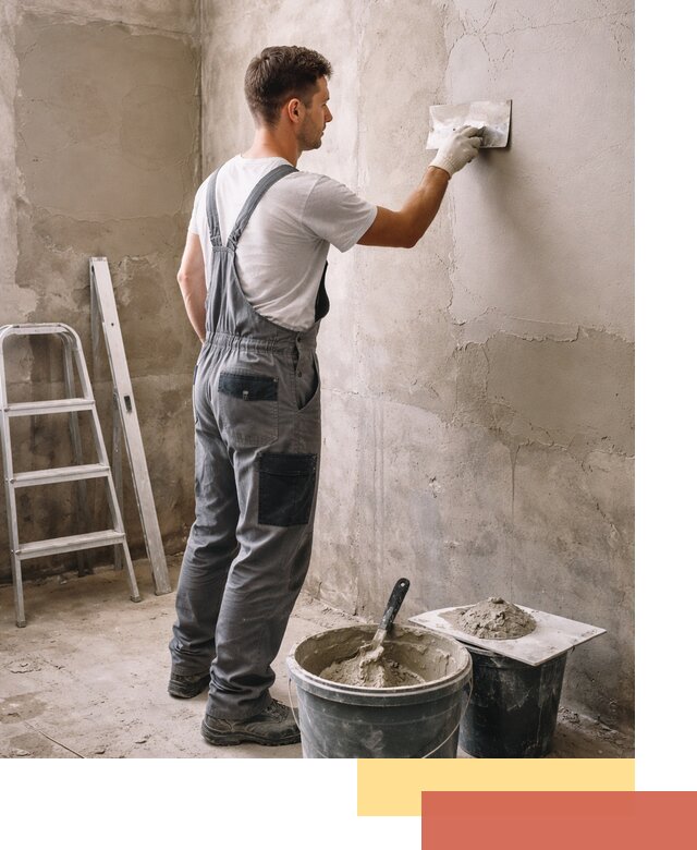 Штукатурка стен в ванной под ключ в Нижнеудинске