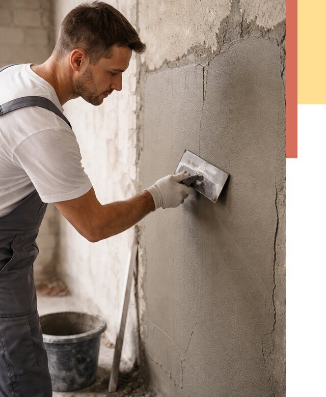 Штукатурка стен под плитку в Нижнеудинске от 4272 руб./м2 — выравнивание под плитку | ОТДЕЛОЧНИК-Нжк