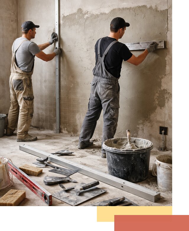 Профессиональная штукатурка стен под плитку в Нижнеудинске