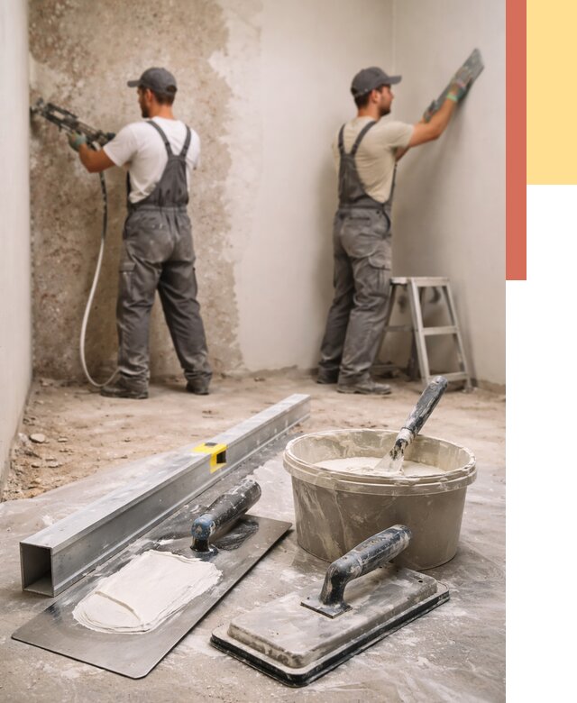 Штукатурка стен под обои в Нижнеудинске от 4577 руб./м2 — выравнивание под обои | ОТДЕЛОЧНИК-Нжк