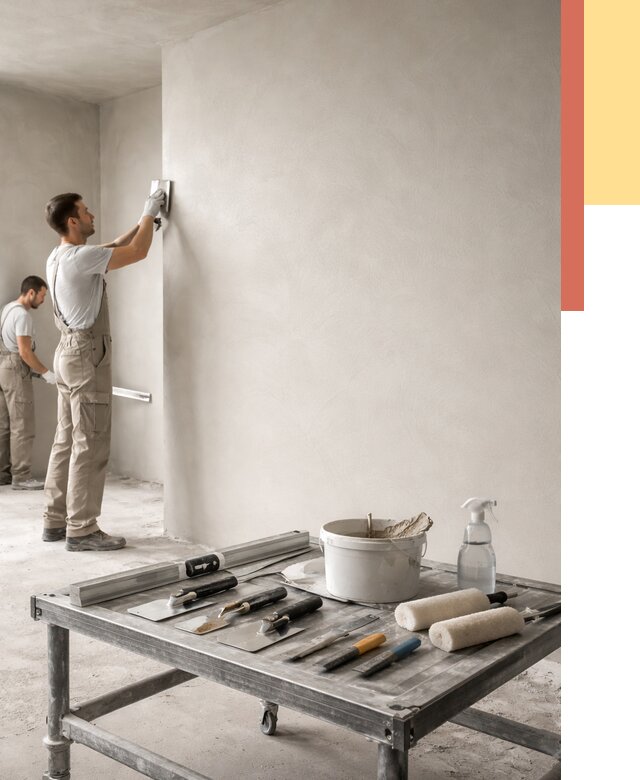 Штукатурка стен под покраску в Нижнеудинске от 4577 руб./м² — качественно и недорого | ОТДЕЛОЧНИК-Нжк