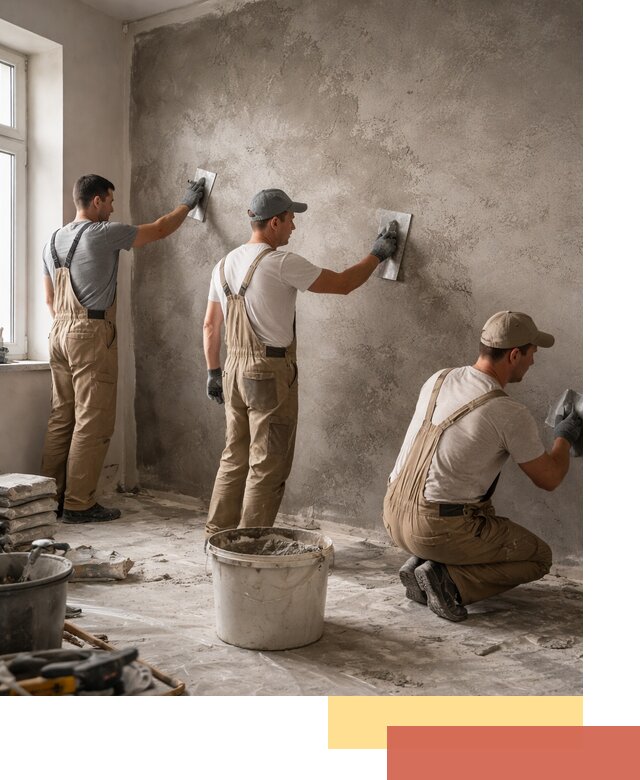 Декоративная штукатурка под бетон в Нижнеудинске для стен и потолков