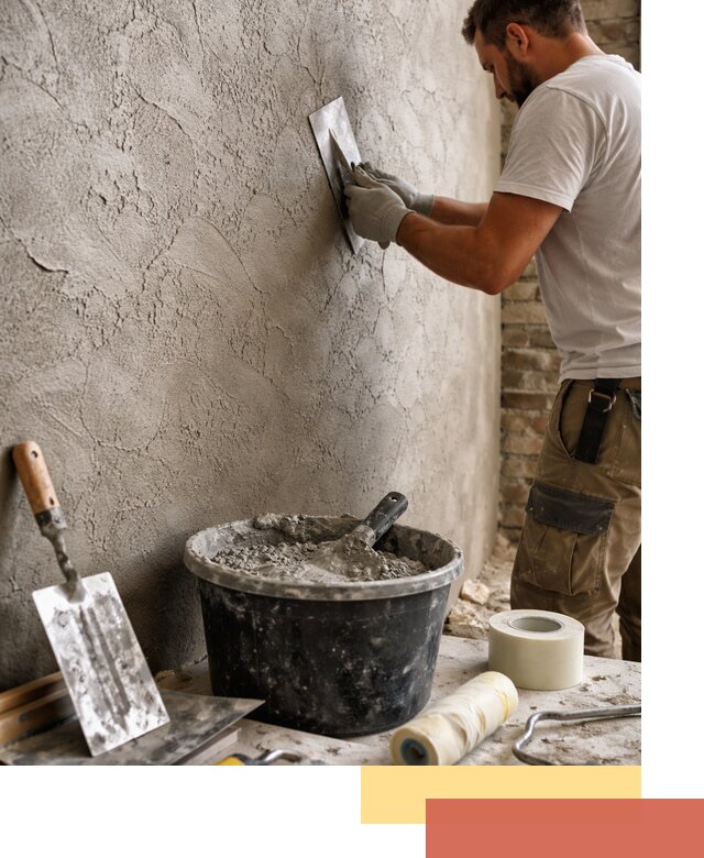 Декоративная штукатурка лофт в Нижнеудинске — отделка стен и потолков