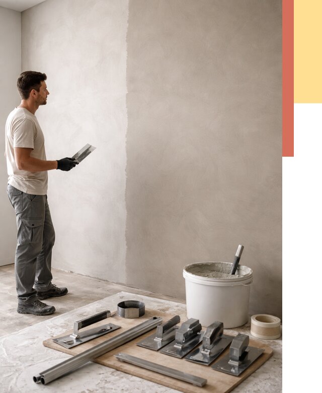 Нанесение микроцемента на стены в Нижнеудинске от 3255 руб./м2 под ключ | ОТДЕЛОЧНИК-Нжк