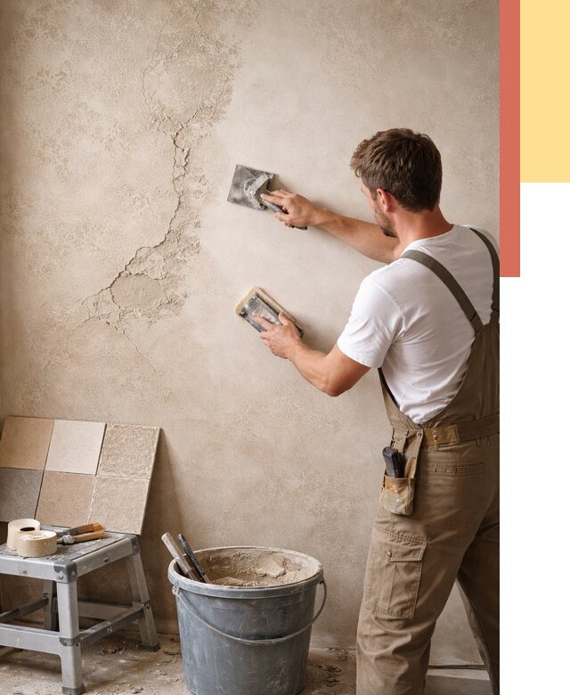 Ремонт декоративной штукатурки в Нижнеудинске от 4577 руб. под ключ | ОТДЕЛОЧНИК-Нжк