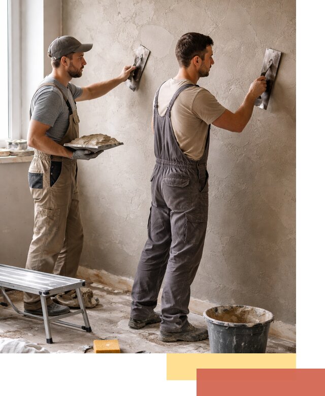 Ремонт декоративной штукатурки и восстановление фактуры в Нижнеудинске