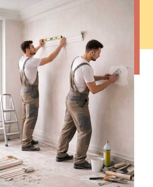 Монтаж лепнины на стены в Нижнеудинске от 4577 руб. — недорого, быстро | ОТДЕЛОЧНИК-Нжк