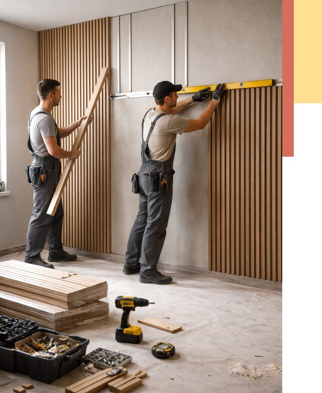 Монтаж реечных панелей на стены в Нижнеудинске от 1221 руб. — быстро и недорого | ОТДЕЛОЧНИК-Нжк