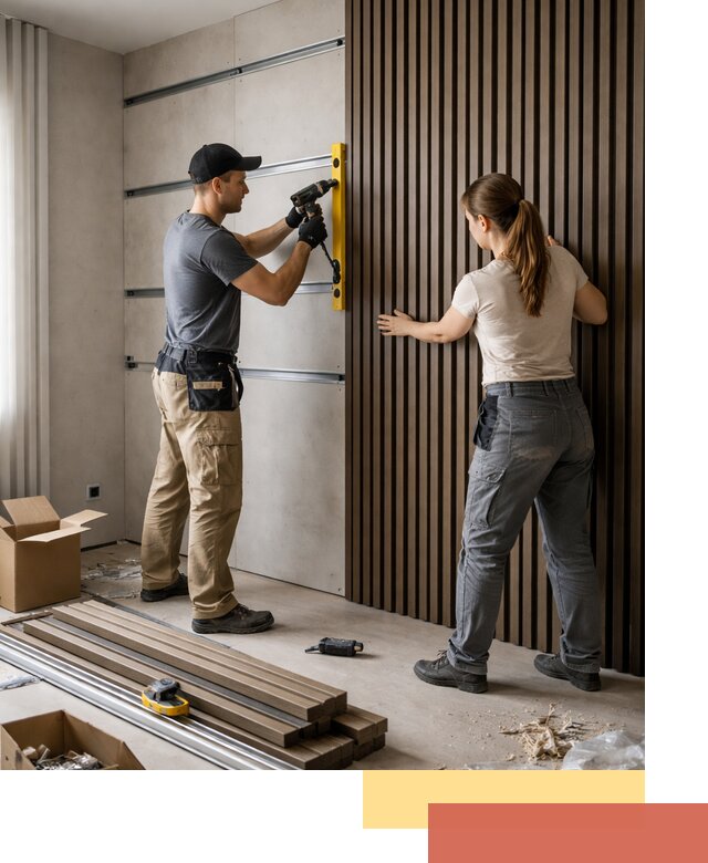 Монтаж реечных панелей на стены в Нижнеудинске