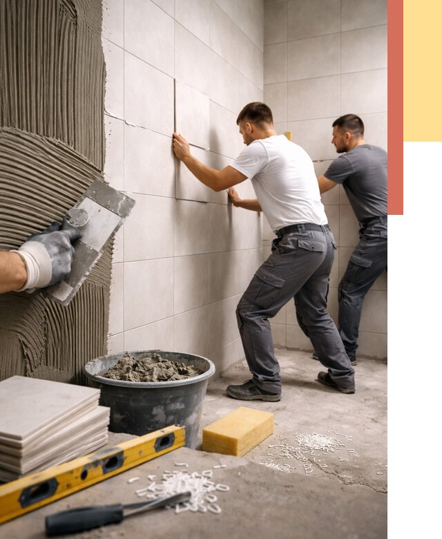 Укладка плитки на стены в Нижнеудинске от 865 руб. — качественно и недорого | ОТДЕЛОЧНИК-Нжк