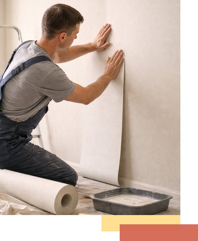 Поклейка флизелиновых обоев в Нижнеудинске качественно и быстро