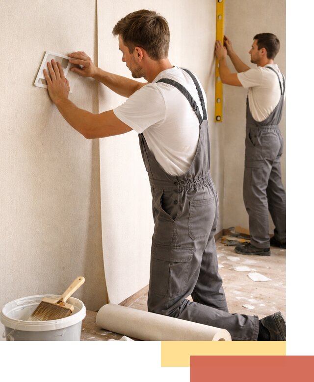 Поклейка бумажных обоев в Нижнеудинске качественно и недорого