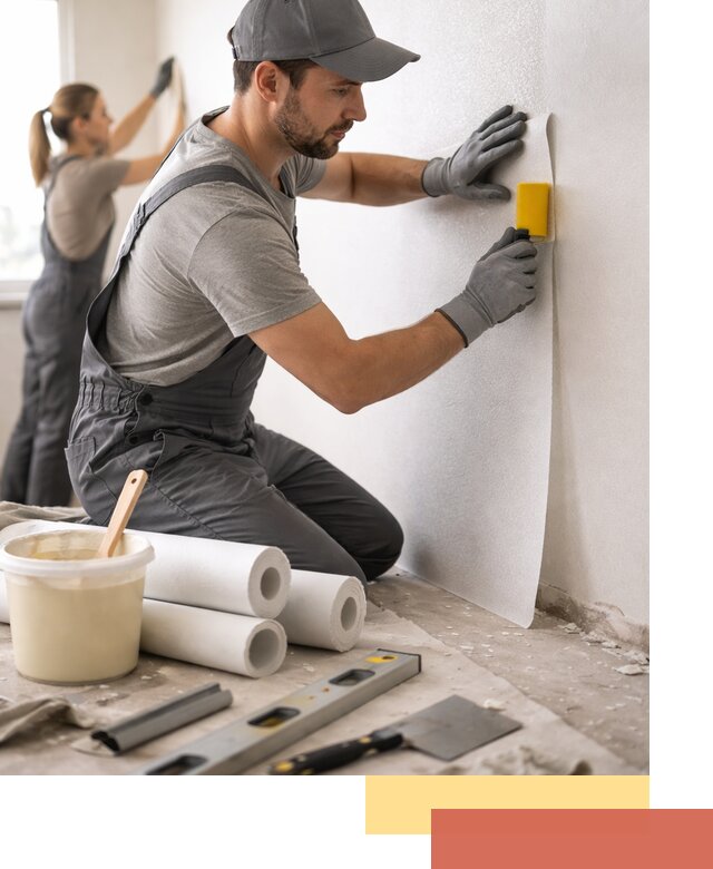 Поклейка стеклообоев профессионально в Нижнеудинске