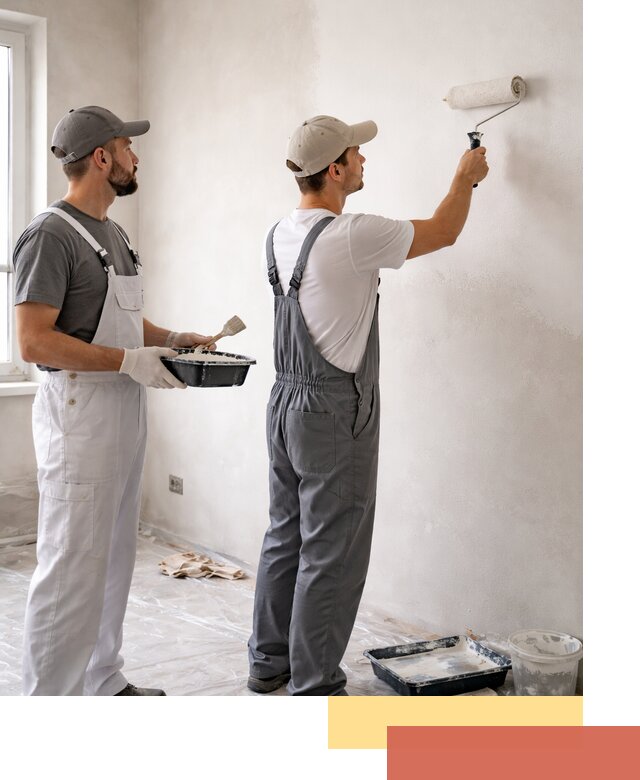 Покраска стен водоэмульсионной краской в Нижнеудинске