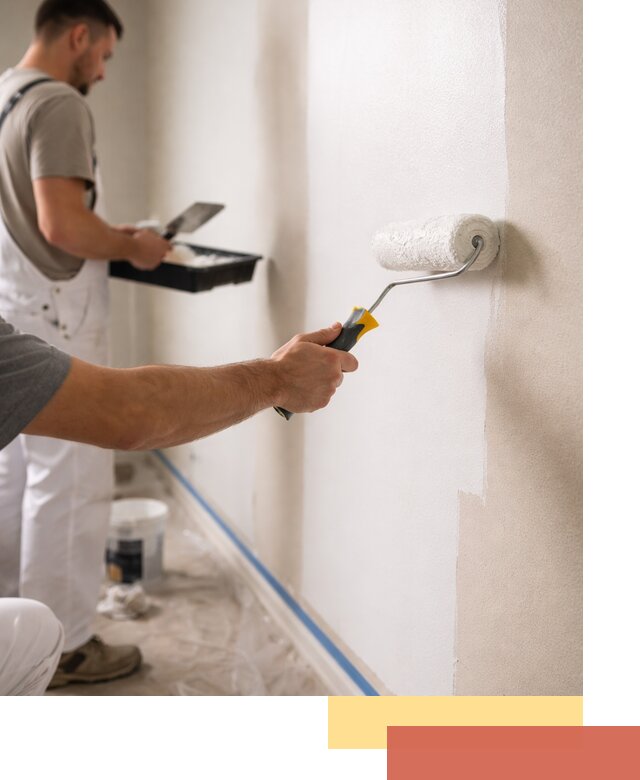 Покраска стен акриловой краской профессионально в Нижнеудинске