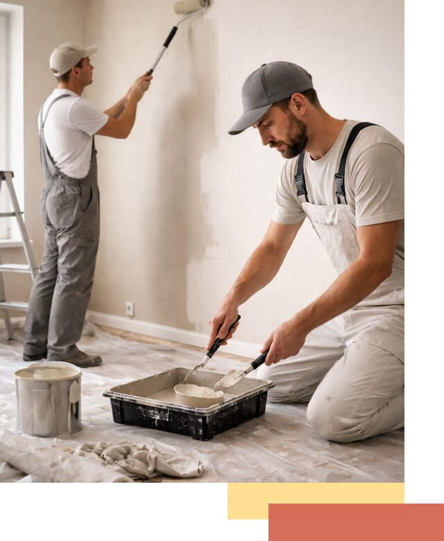 Покраска стен в квартире в Нижнеудинске — профессионально и аккуратно