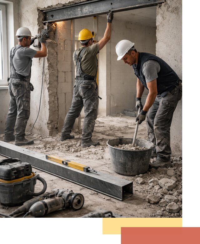 Создание проемов в стенах и несущих конструкциях в Нижнеудинске