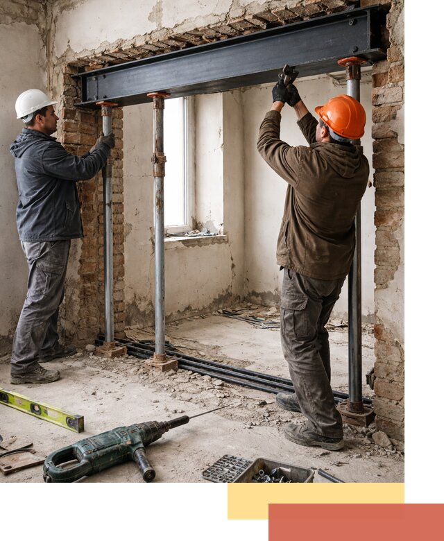 Усиление проема в стене в Нижнеудинске для расширения и безопасности