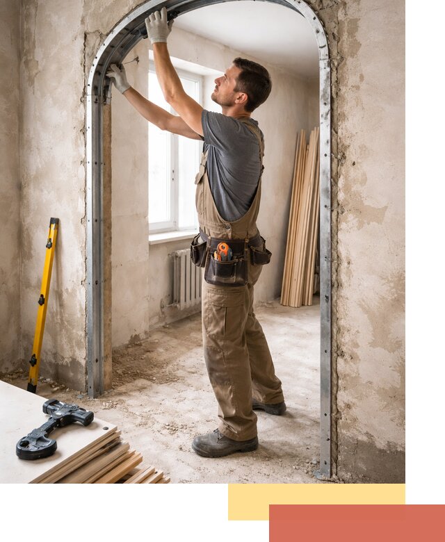 Устройство арочного проема в Нижнеудинске под ключ