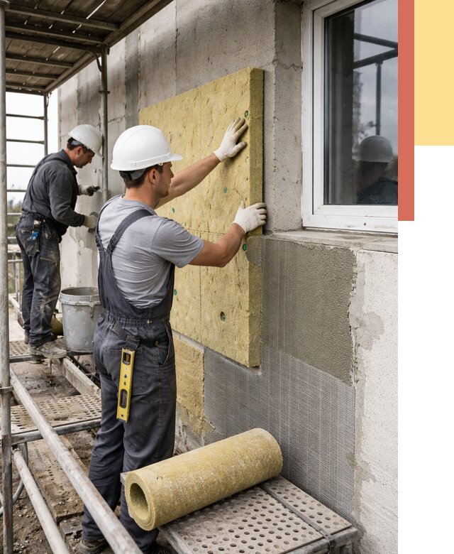 Утепление стен в Нижнеудинске от 4374 руб. под ключ — быстро и недорого | ОТДЕЛОЧНИК-Нжк