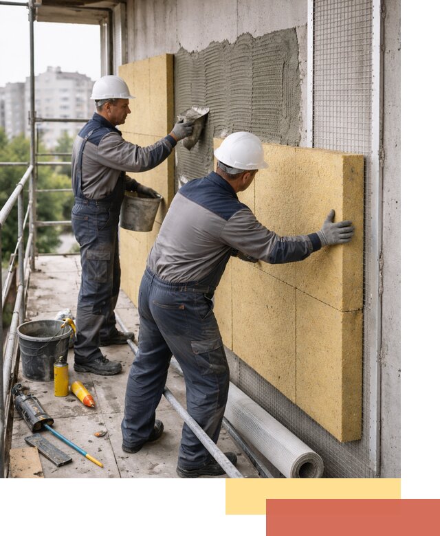 Утепление стен зданий и домов в Нижнеудинске качественно и надежно