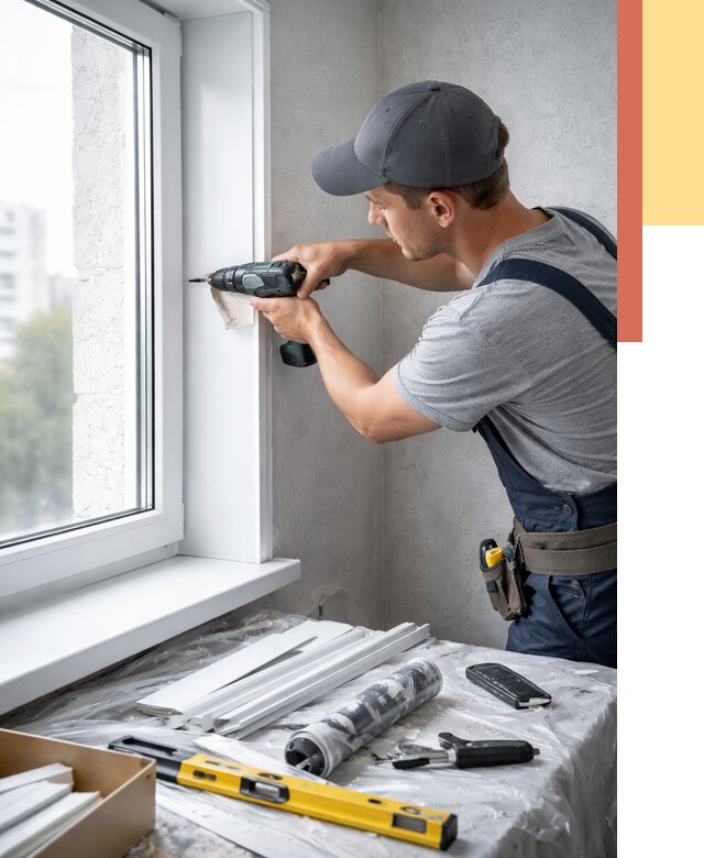 Установка пластиковых откосов в Нижнеудинске от 2288 руб. | ОТДЕЛОЧНИК-Нжк монтаж, быстро и недорого