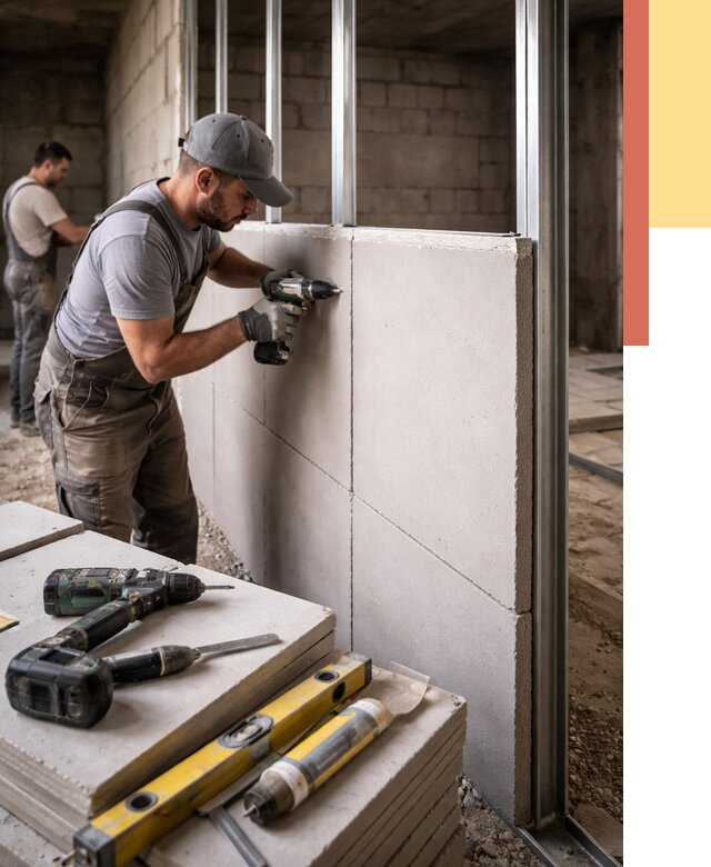 Кладка влагостойких перегородок ПГП в Нижнеудинске от 1221 руб. под ключ | ОТДЕЛОЧНИК-Нжк