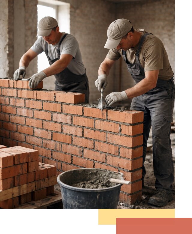 Кладка кирпичных перегородок под ключ в Нижнеудинске