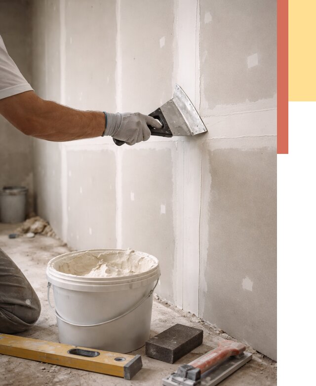 Шпаклевка перегородок из гипсокартона в Нижнеудинске от 2543 руб. — услуги ОТДЕЛОЧНИК-Нжк