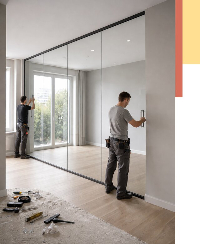 Изготовление стеклянных перегородок в Нижнеудинске от 12561 руб. под ключ | ОТДЕЛОЧНИК-Нжк