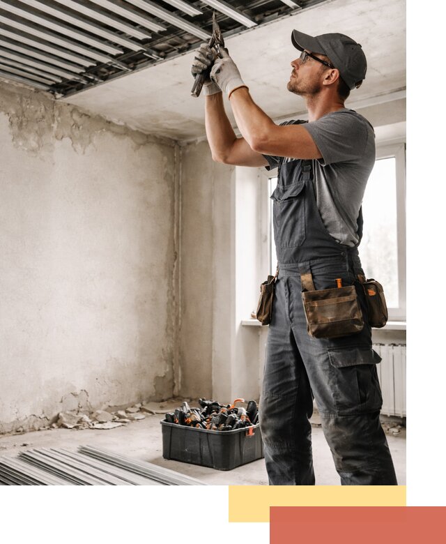 Демонтаж реечного потолка в Нижнеудинске быстро и аккуратно