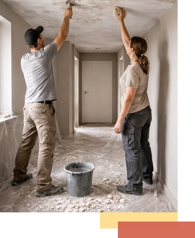 Удаление побелки с потолка в Нижнеудинске — быстро и аккуратно