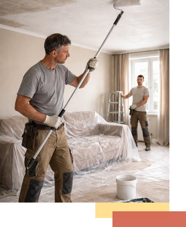 Грунтовка потолка в Нижнеудинске — подготовка под покраску и отделку