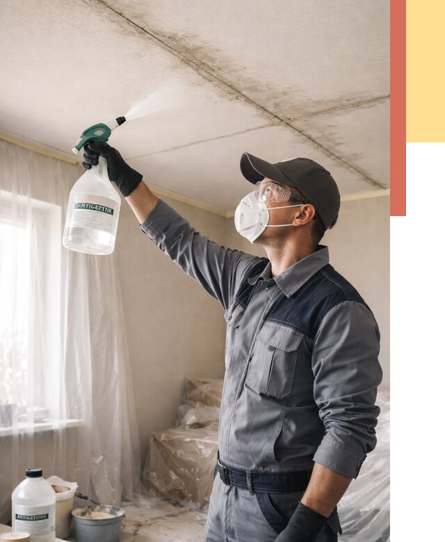 Антисептическая обработка потолка в Нижнеудинске от 2543 руб. | ОТДЕЛОЧНИК-Нжк