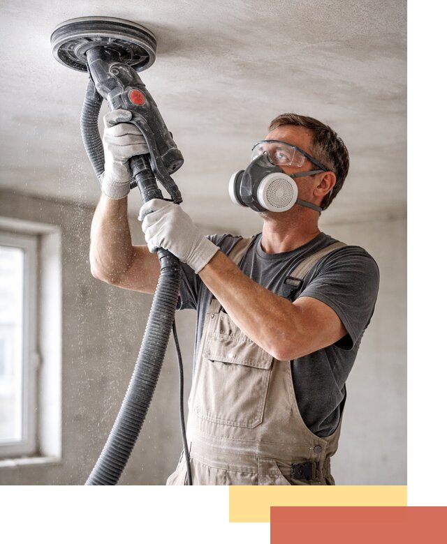 Шлифовка потолка в Нижнеудинске — качественная подготовка под отделку