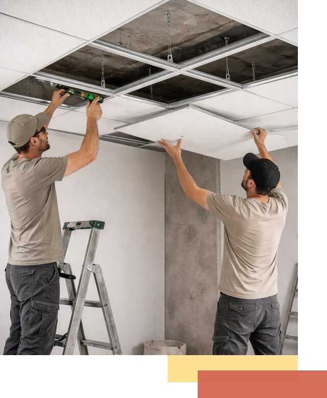 Монтаж потолка Армстронг под ключ в Нижнеудинске