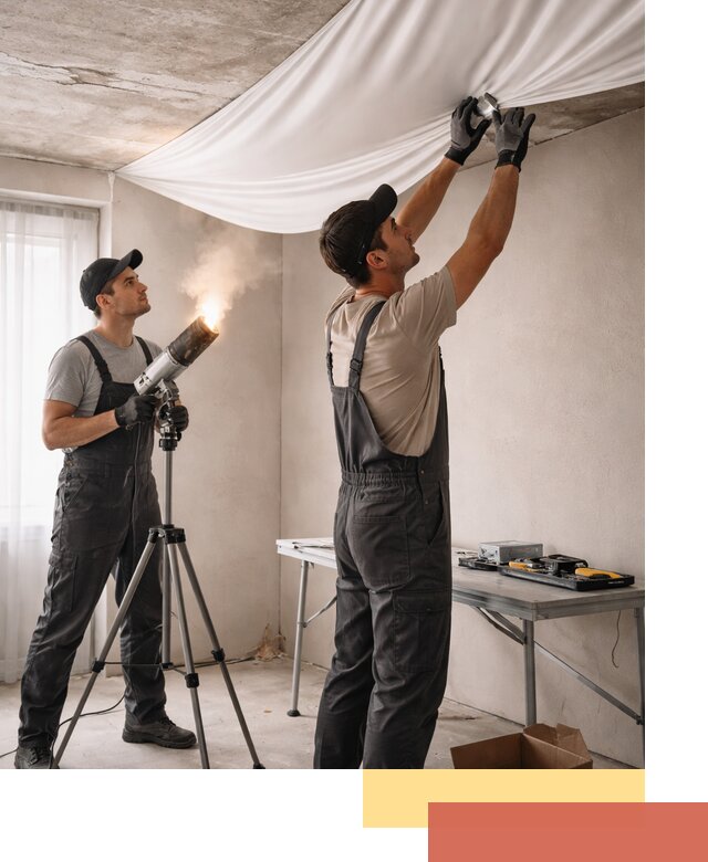 Установка натяжного потолка под ключ в Нижнеудинске