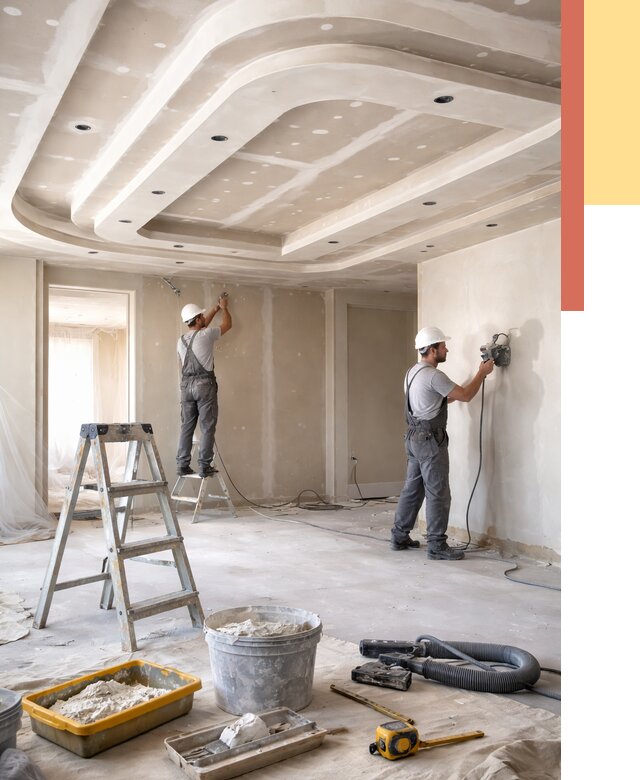 Многоуровневый потолок из гипсокартона в Нижнеудинске от 763 руб. под ключ | ОТДЕЛОЧНИК-Нжк