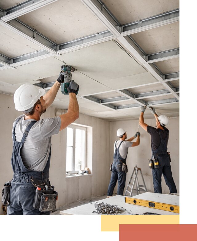 Кессонный потолок из гипсокартона под ключ в Нижнеудинске