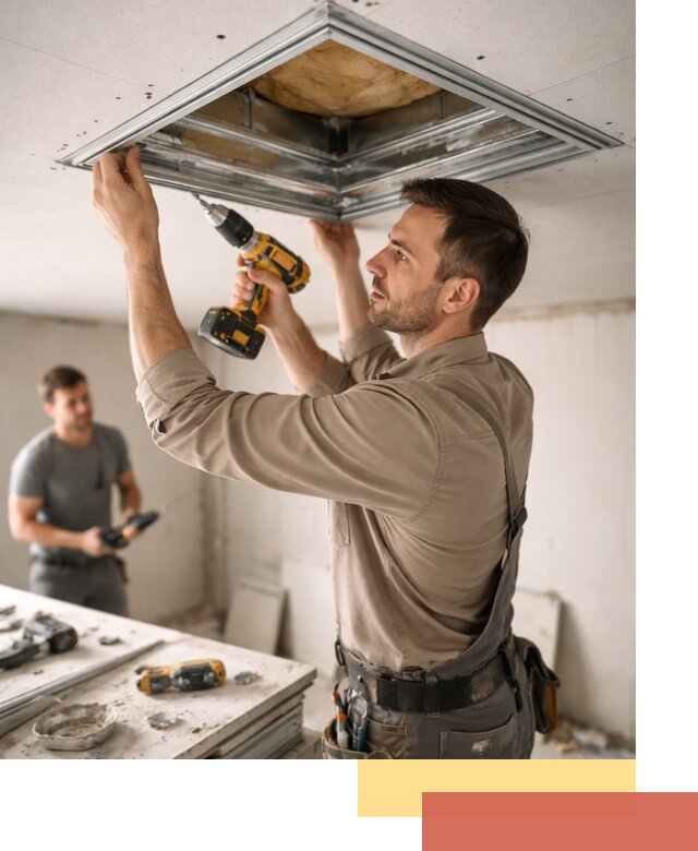 Монтаж люка в потолок из ГКЛ в Нижнеудинске