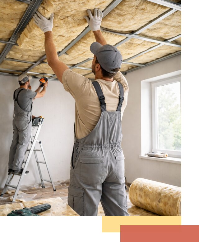 Утепление потолка под ключ в Нижнеудинске качественно и быстро