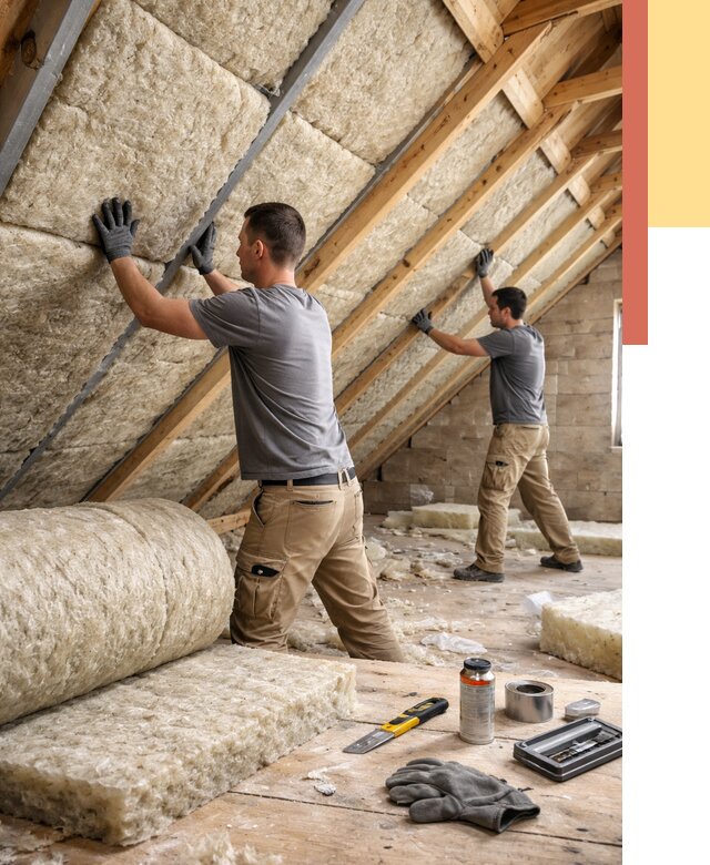 Утепление потолка минватой в Нижнеудинске от 1475 руб. — быстро и недорого | ОТДЕЛОЧНИК-Нжк