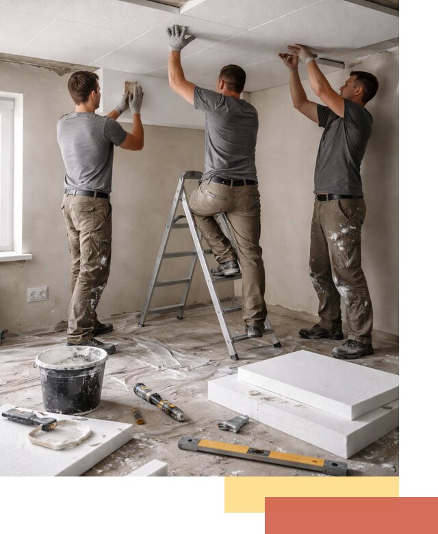 Утепление потолка пенопластом в Нижнеудинске быстро и качественно